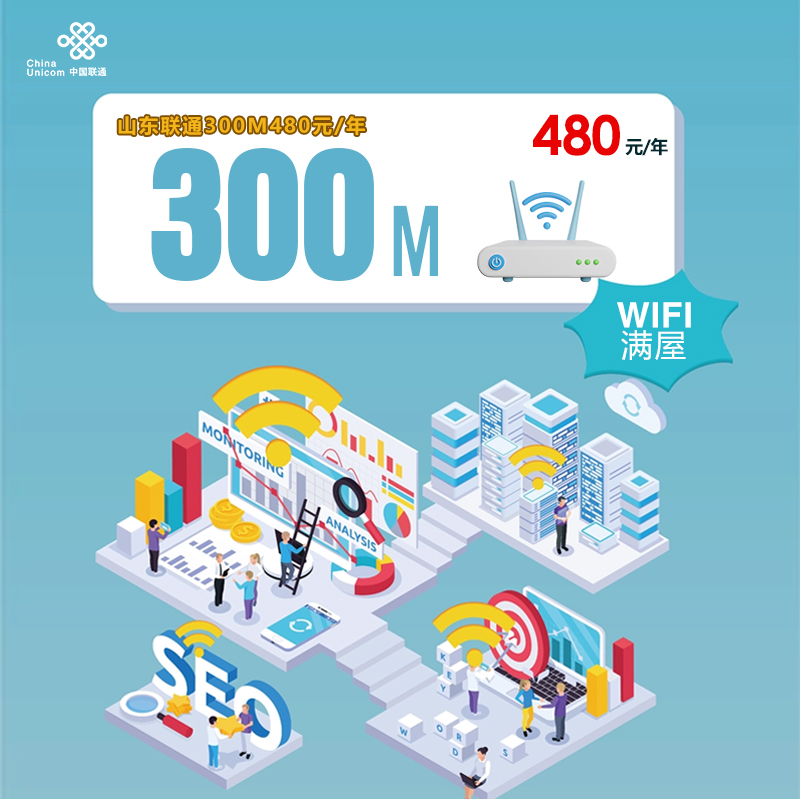 山东联通300M480元/年官方办理入口